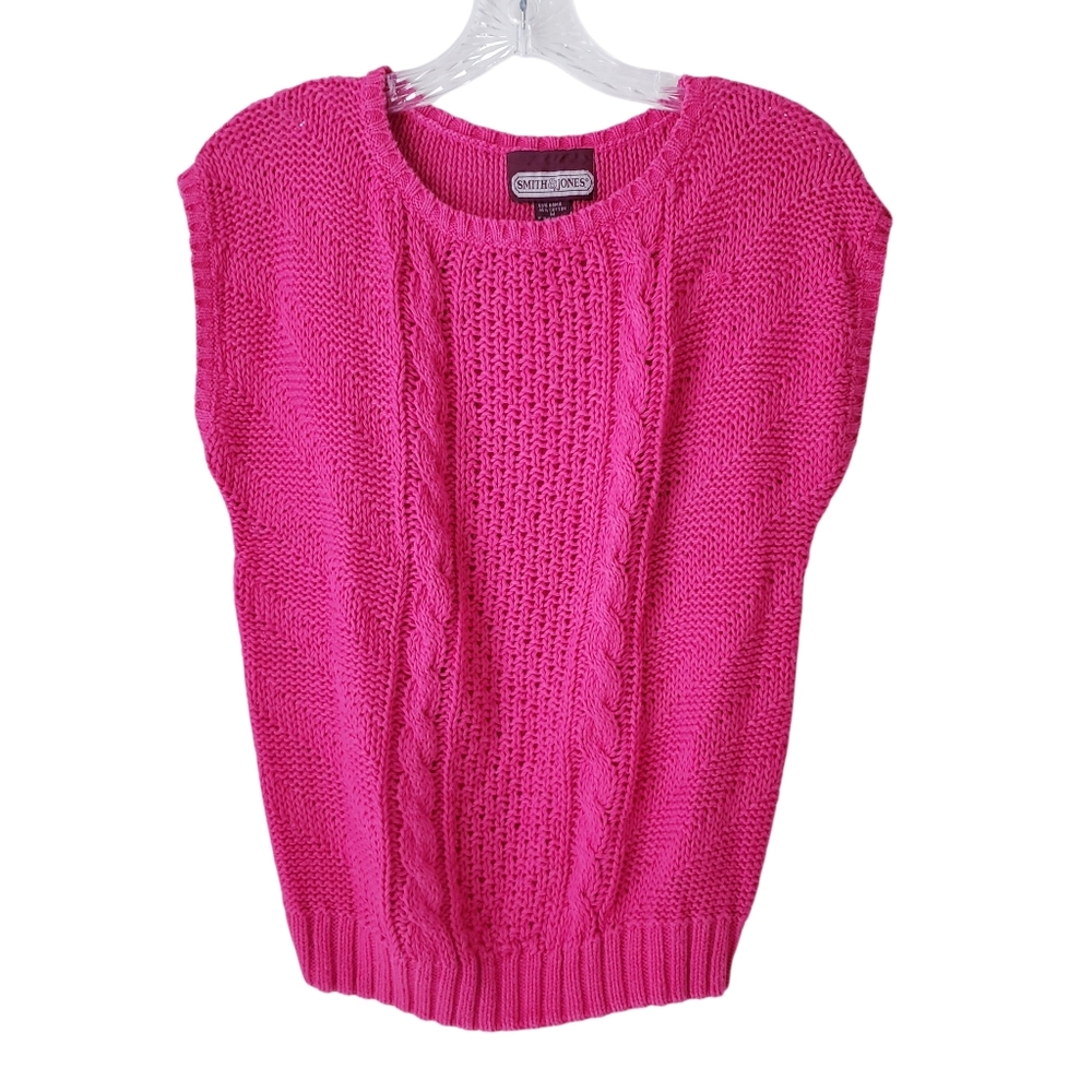 Vintage Smith And Jones Pink Knit Sweater